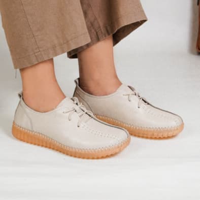 Thumbnail gambar ke-5 produk Pollux Monday WBB 2382- Sepatu Flat Wanita Bahan Kulit