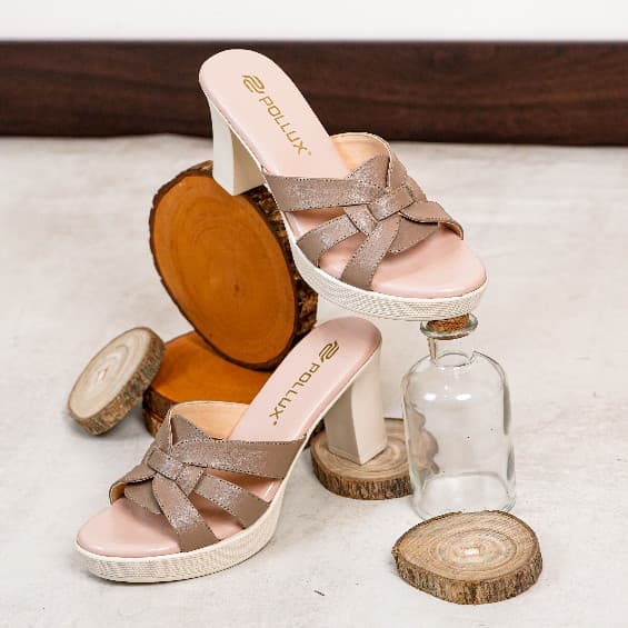 Gambar ke-10 produk Pollux Classic WPOGP 33 - Heels Wanita Bahan Kulit Asli Tinggi  Hak 9Cm