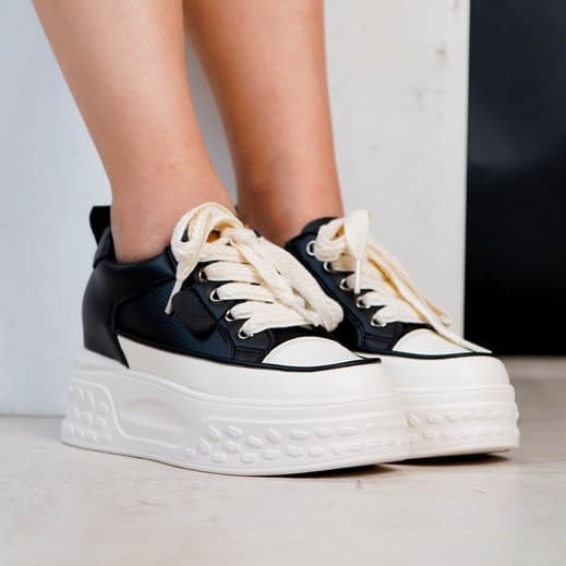 Thumbnail gambar ke-6 produk Pollux Jinju Wts 368 - Sepatu Sneakers Putih | Sepatu Sneakers Wedges