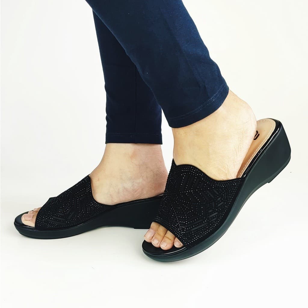 Gambar ke-10 produk Pollux Aurora Wdq 381 | Wedges Wanita | Selop Wedges | Wedges Pesta