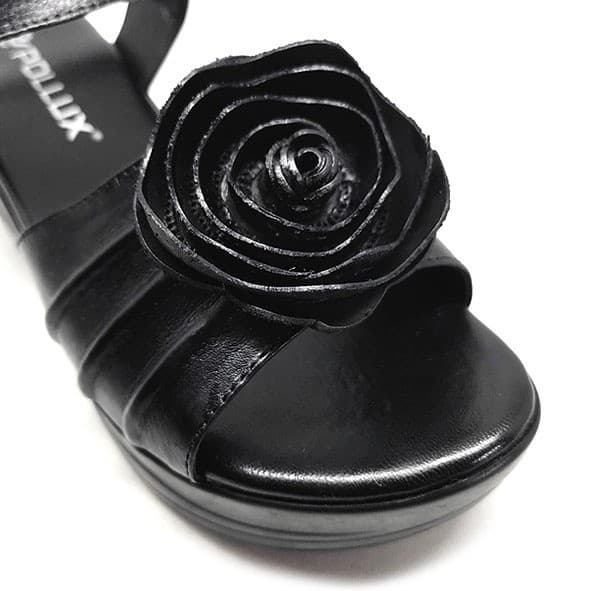 Thumbnail gambar ke-3 produk Pollux Daily Wpoco 66 | Sandal Wanita Bahan Kulit | Wedges Wanita | Sepatu Sandal Wanita