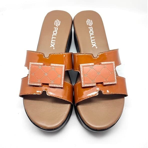 Thumbnail gambar ke-4 produk Pollux Daily Wpoco 63 | Sandal Wedges | Sandal Wanita Daily | Wedges Bahan Kulit