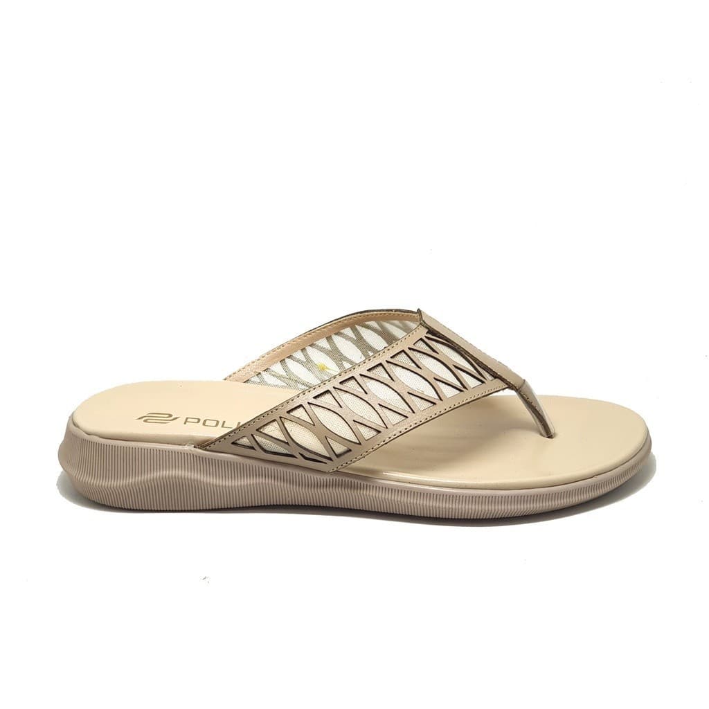 Gambar ke-1 produk Pollux Daily Wpobt 03 - Sandal Daily | Sandal Flat | Sandal Kulit Wanita