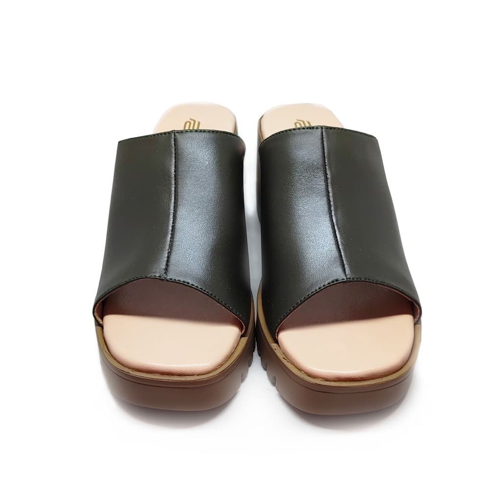 Thumbnail gambar ke-5 produk Pollux Classic Wpoay 08 - Sandal Chunky Heels Wanita Berbahan Kulit