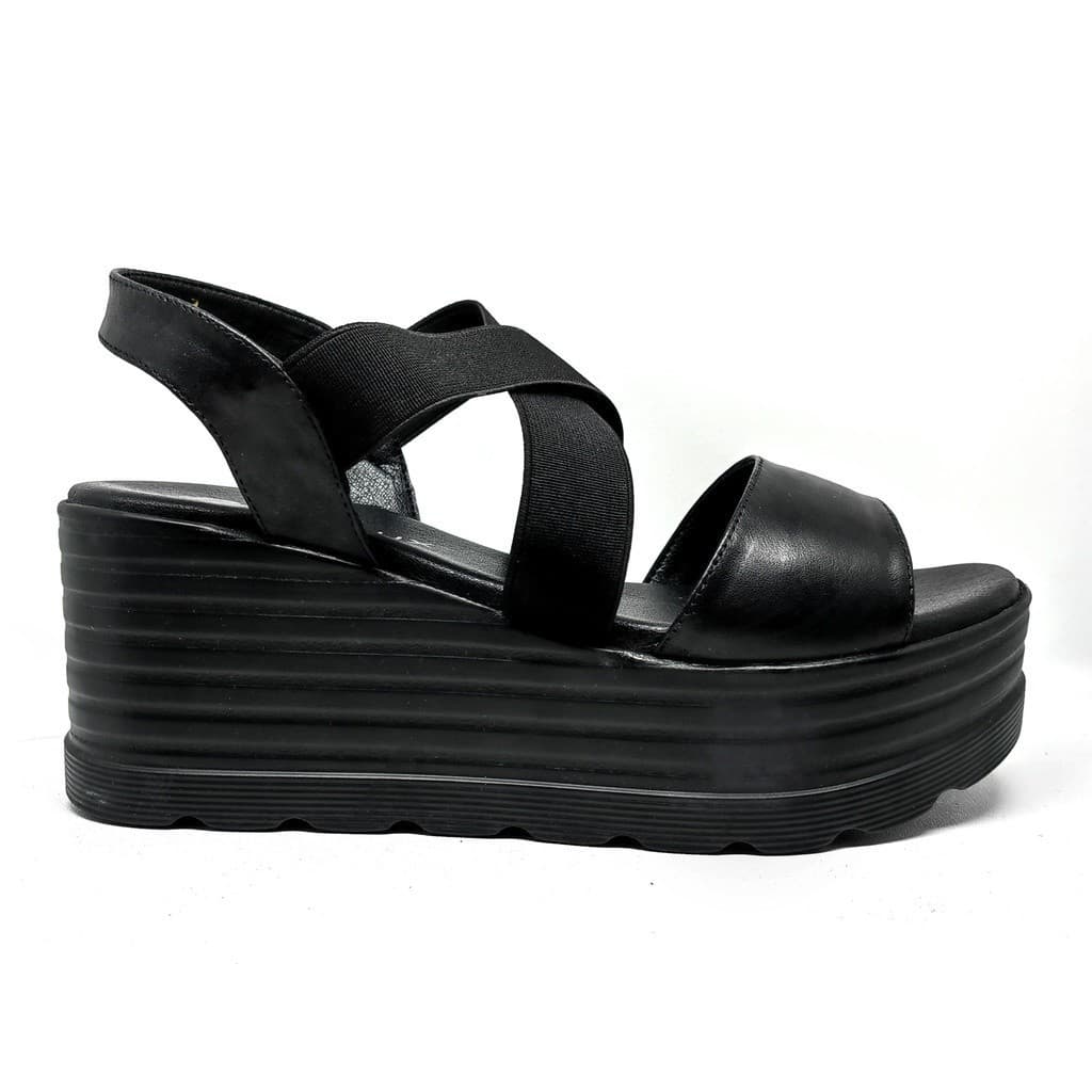 Gambar ke-10 produk Pollux Bold WPOGO 14 - Sandal Wedges Wanita Bahan Kulit Asli | Sepatu Sandal Wedges Wanita