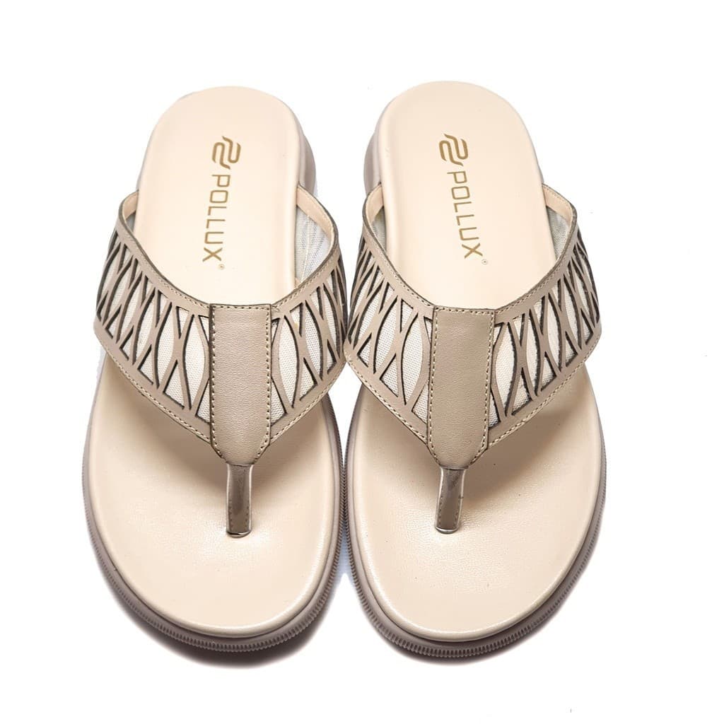 Thumbnail gambar ke-2 produk Pollux Daily Wpobt 03 - Sandal Daily | Sandal Flat | Sandal Kulit Wanita