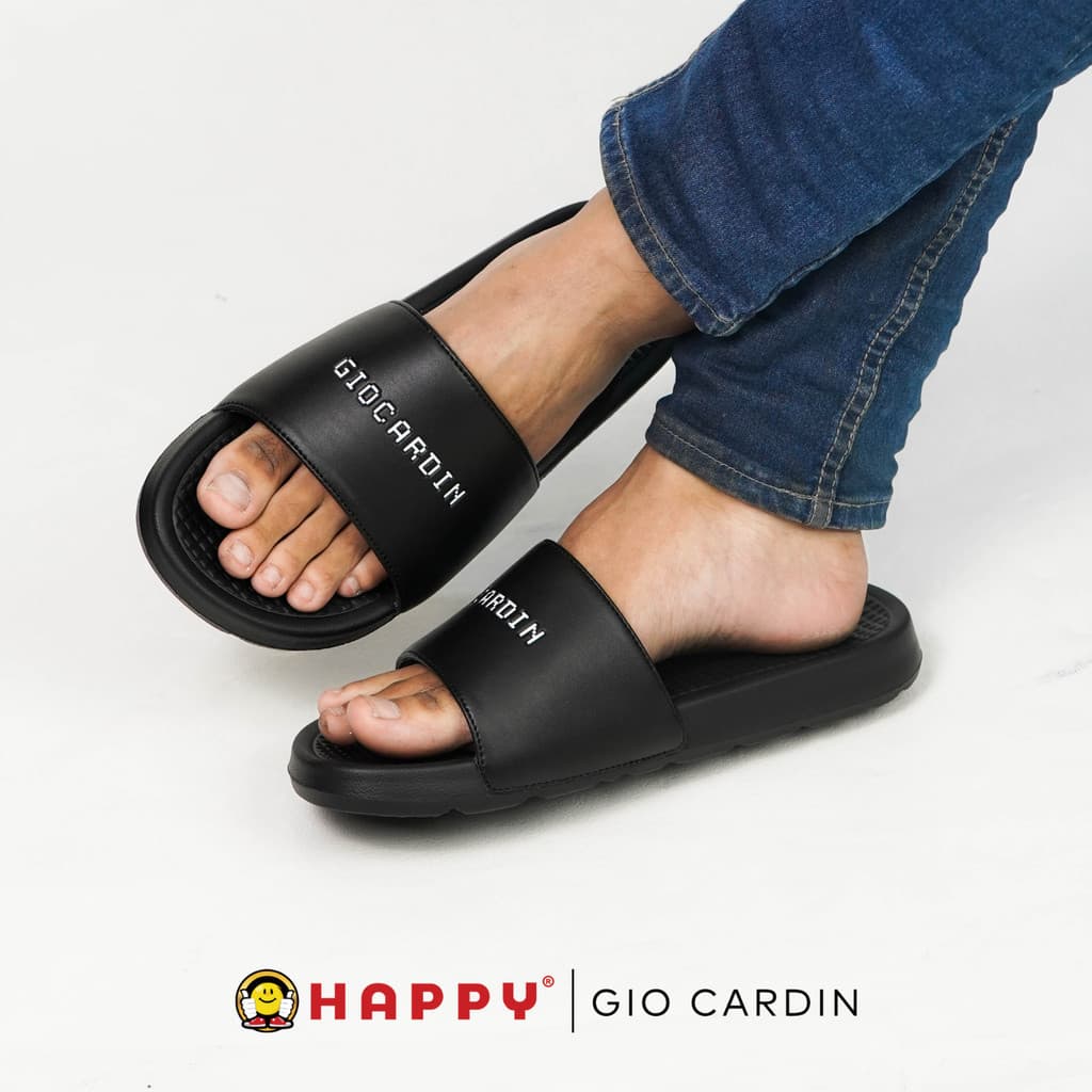 Thumbnail gambar ke-9 produk Sandal Cowok Gio Cardin SGIDX Model Slide Selop Pria Kekinian Sangat Nyaman Di Pakai