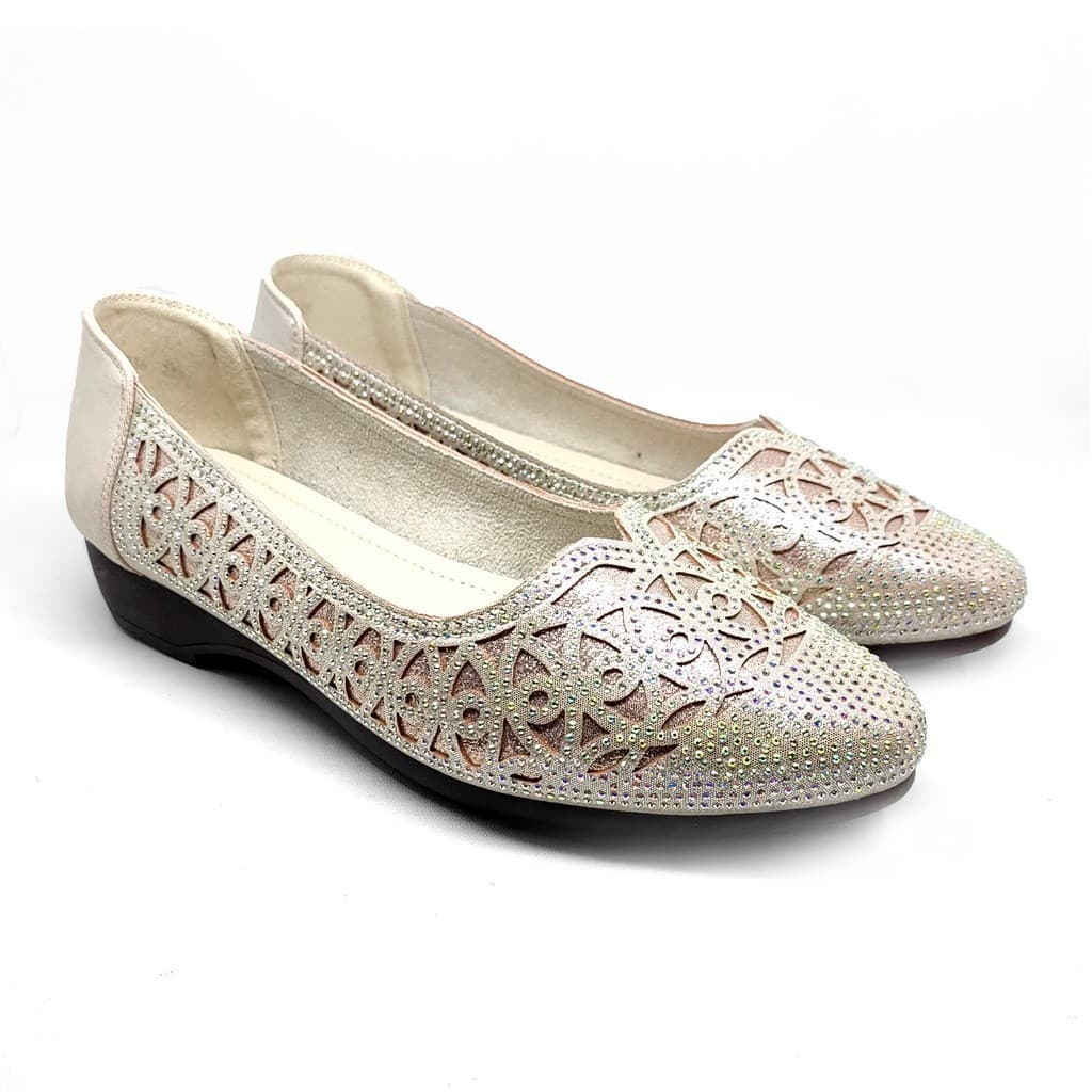 Thumbnail gambar ke-7 produk Pollux Aurora  Wdq 5036 | Sepatu Pesta Wanita  | Wedges Pesta | Sepatu Wedges