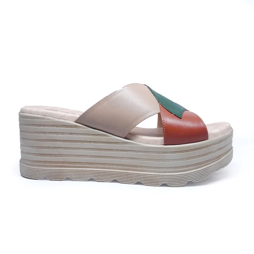 Gambar ke-9 produk Pollux Bold  Wpogo 16 - Sandal Wedges Wanita | Selop Wedges | Wedges Hak Tinggi