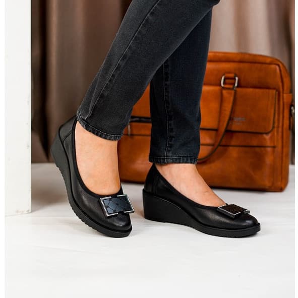 Gambar ke-1 produk Pollux Monday WPOBW 15 - Sepatu Kerja Wanita | Sepatu Wedges Formal Wanita