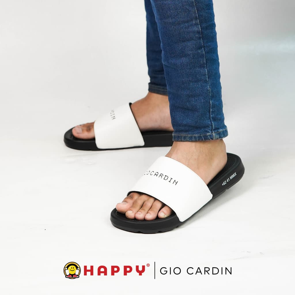 Thumbnail gambar ke-7 produk Sandal Cowok Gio Cardin SGIDX Model Slide Selop Pria Kekinian Sangat Nyaman Di Pakai