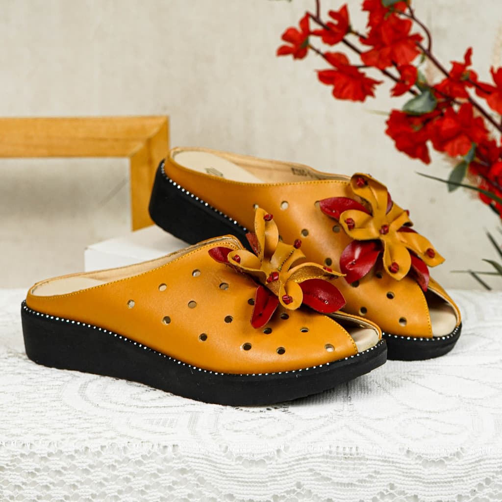 Thumbnail gambar ke-3 produk Pollux Daily WPOKZ 63 - Sandal Slip On Wanita | Selop Wanita | Sandal Kulit Wanita