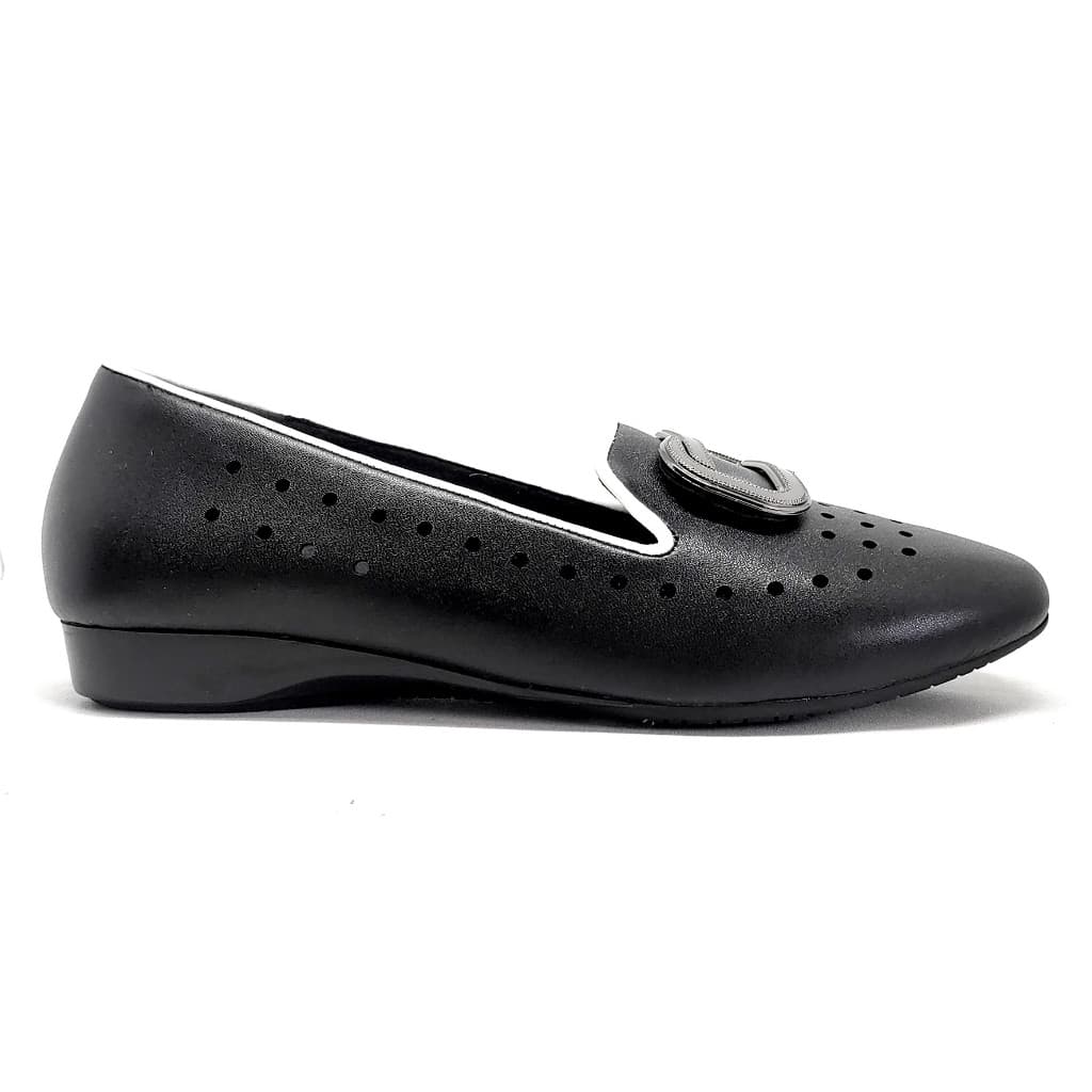 Thumbnail gambar ke-9 produk Pollux Monday WPOMQ 42 - Sepatu Wedges Wanita | Sepatu Kerja Wanita | Sepatu Kantor Wanita Bahan Kulit Tinggi 2cm