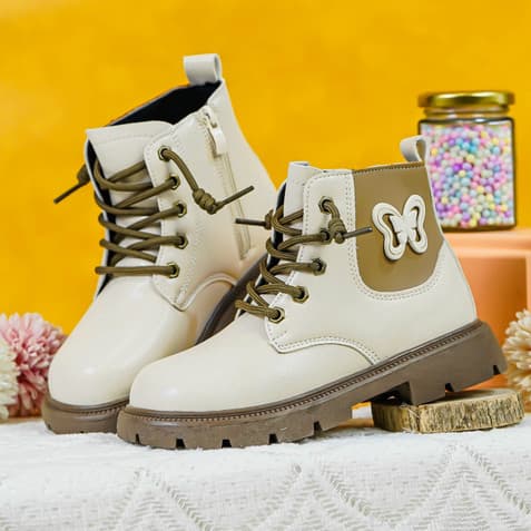 Gambar produk Mecer Kids ARH92 Sepatu Boots Anak Perempuan | Kid Shoes | Sepatu Pesta Anak