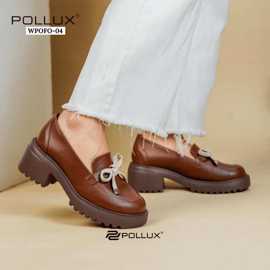 Gambar ke-9 produk Pollux Monday WPOCN 02 - Sepatu Loafers Wanita Casual Formal Elegan Bahan Kulit Asli