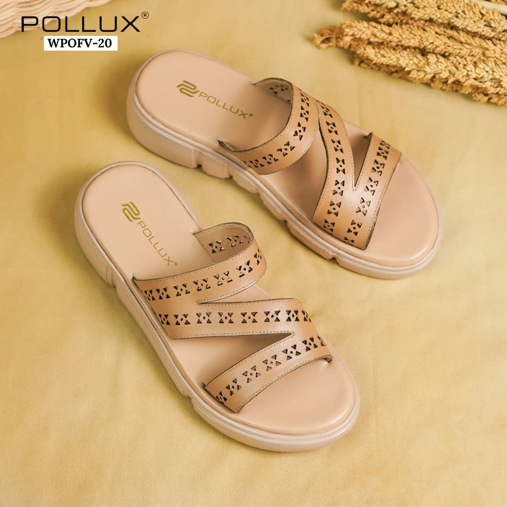 Gambar ke-1 produk Pollux E-Wear WPOFV 20 - Sandal Wanita Bahan Kulit Asli