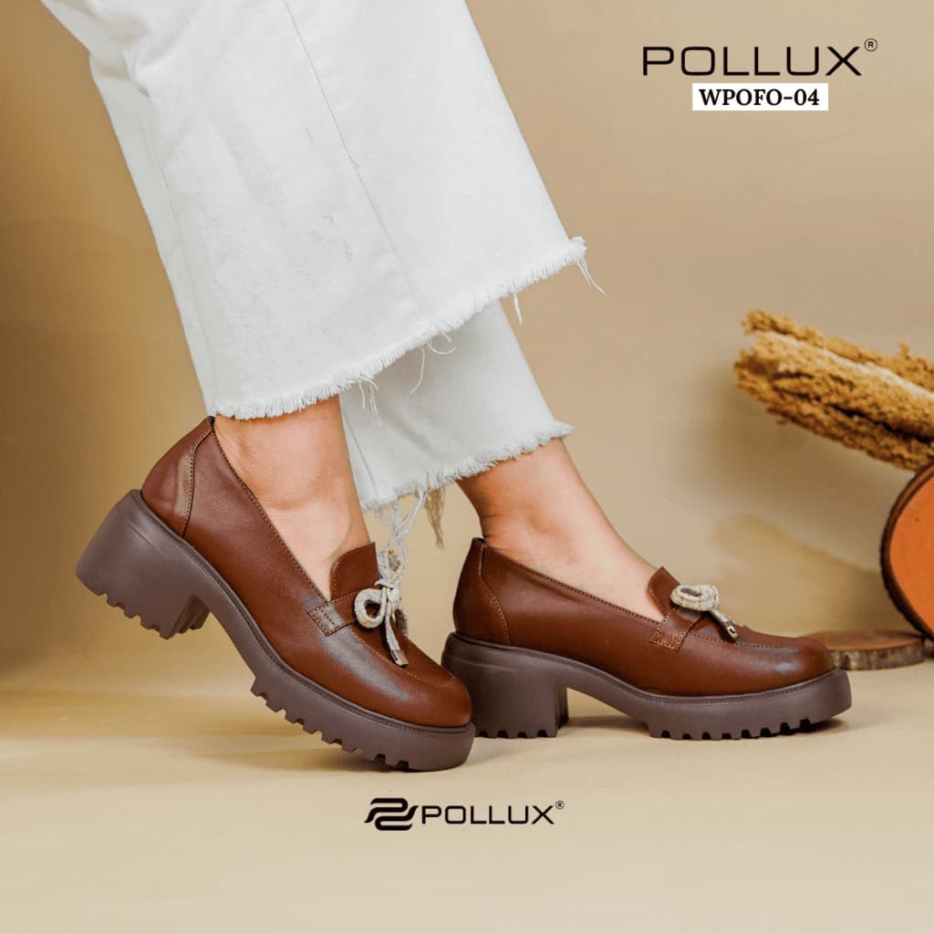Thumbnail gambar ke-7 produk Pollux Monday WPOCN 02 - Sepatu Loafers Wanita Casual Formal Elegan Bahan Kulit Asli