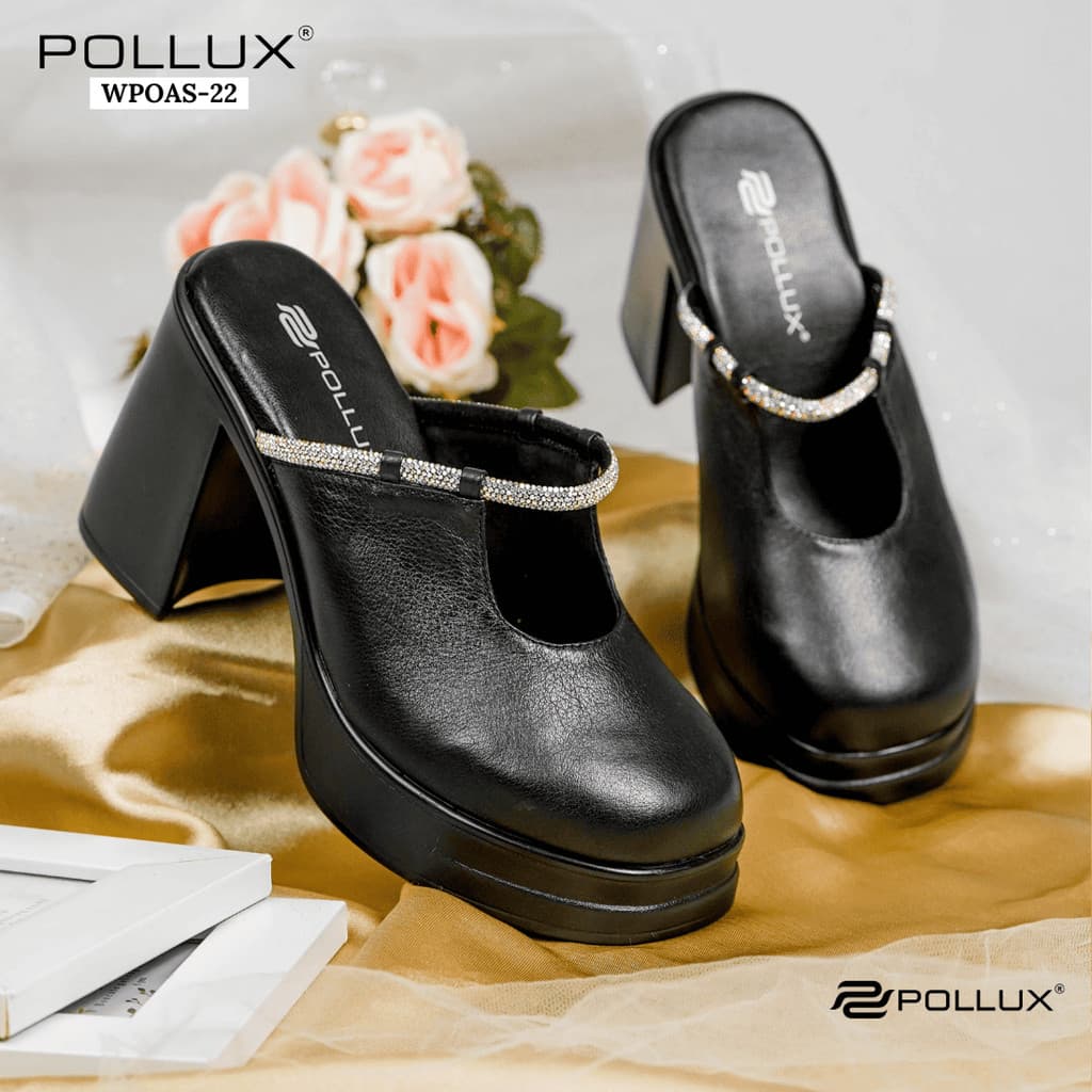 Gambar ke-6 produk Pollux Classic WPOAS 22 - High Heels Wanita Bahan Kulit Asli Tinggi 9cm
