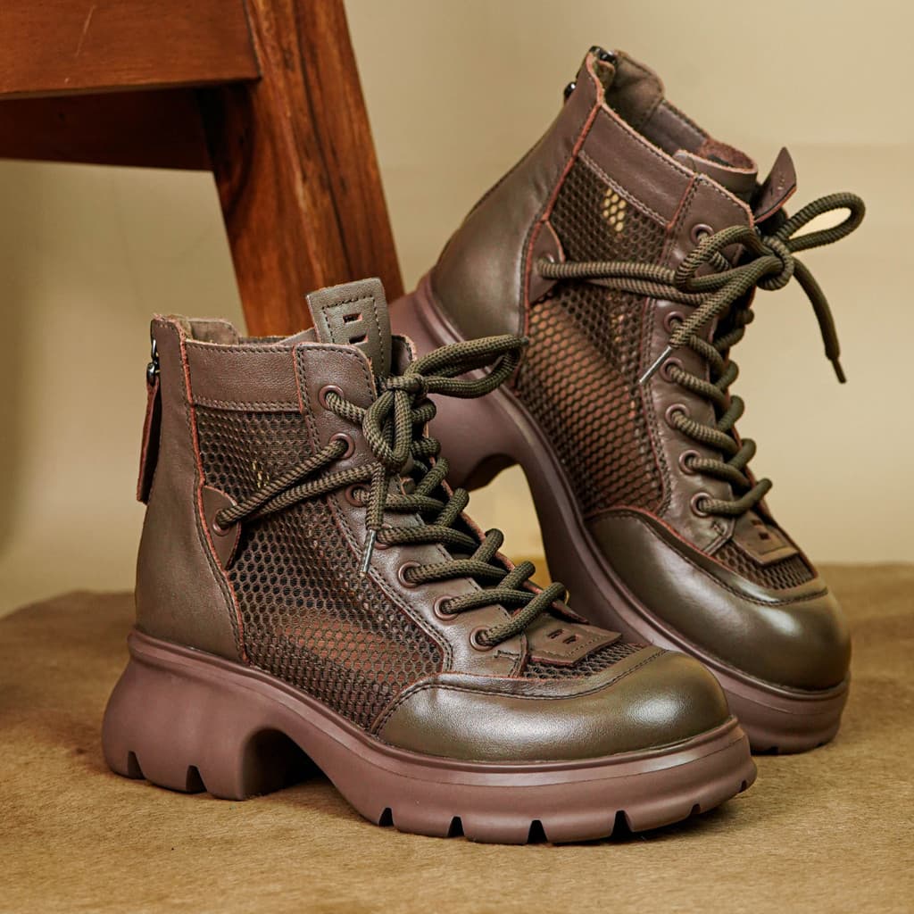 Gambar ke-10 produk Pollux Boots WBB 98992 Sepatu Boot Wanita Stylish Kekinian Bahan Kulit Asli