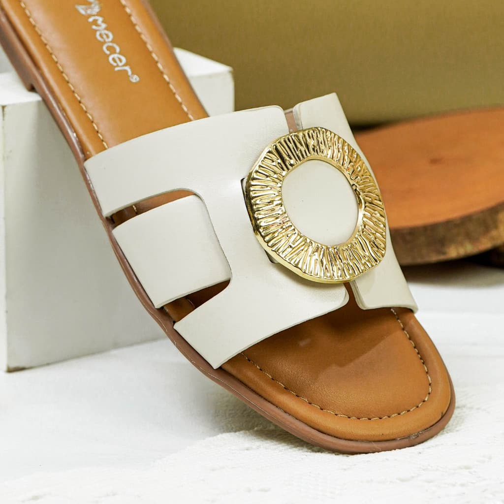 Thumbnail gambar ke-5 produk Mecer Daily WWH TY1 - Sandal Flat Wanita Selop - Sendal Teplek Wanita - Sendal Wanita