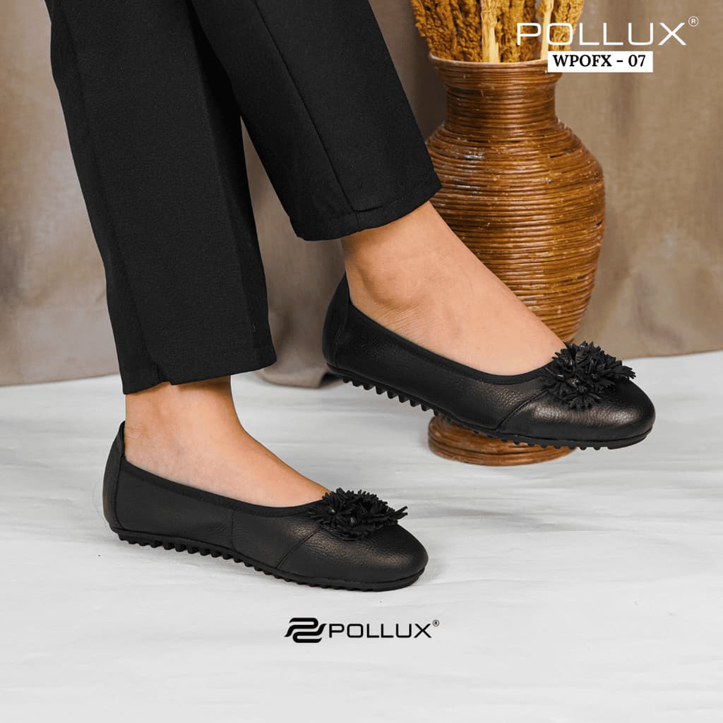 Thumbnail gambar ke-5 produk Pollux Monday WPOFX 07 - Sepatu Flat Shoes Wanita Bahan Kulit Asli | Sepatu Pantofel Wanita