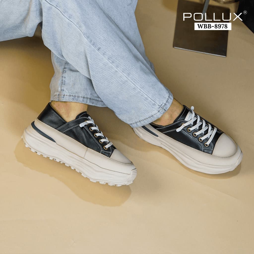 Thumbnail gambar ke-3 produk Pollux Jinju WBB 8978 - Sneakers Wanita Kekinian | Sepatu Casual Wanita | Sepatu Putih