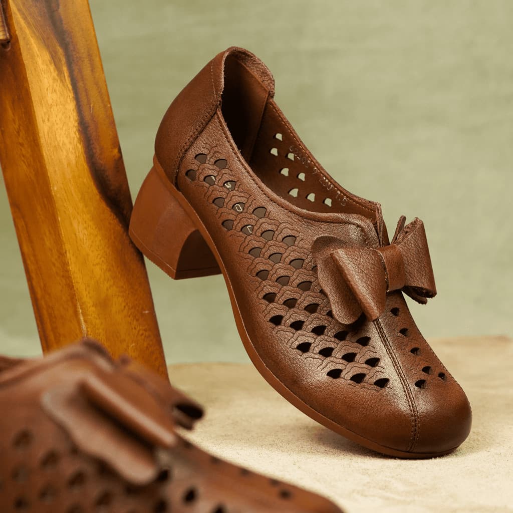 Gambar ke-6 produk Pollux Semi Boots WBB 62303 - Sepatu Casual Wanita | Sepatu Kantor Wanita Bahan Kulit | Heels Wanita