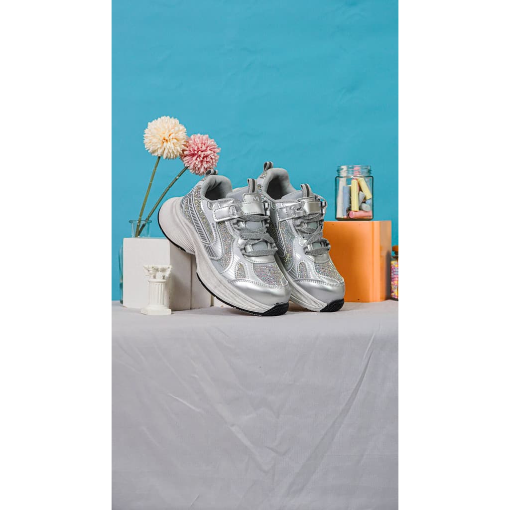 Thumbnail gambar ke-5 produk Mecer Kids ADD 8097Sneakers Anak Kekinian | Kid Shoes | Sepatu Pesta Anak | Sepatu Fashion
