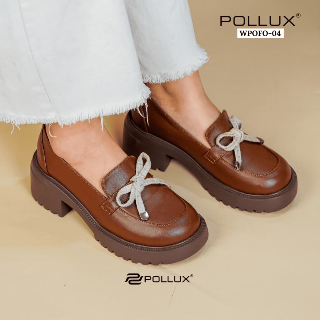 Thumbnail gambar ke-4 produk Pollux Monday WPOCN 02 - Sepatu Loafers Wanita Casual Formal Elegan Bahan Kulit Asli