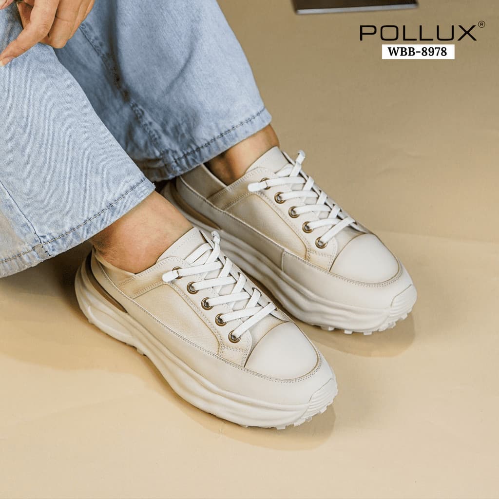 Gambar ke-9 produk Pollux Jinju WBB 8978 - Sneakers Wanita Kekinian | Sepatu Casual Wanita | Sepatu Putih