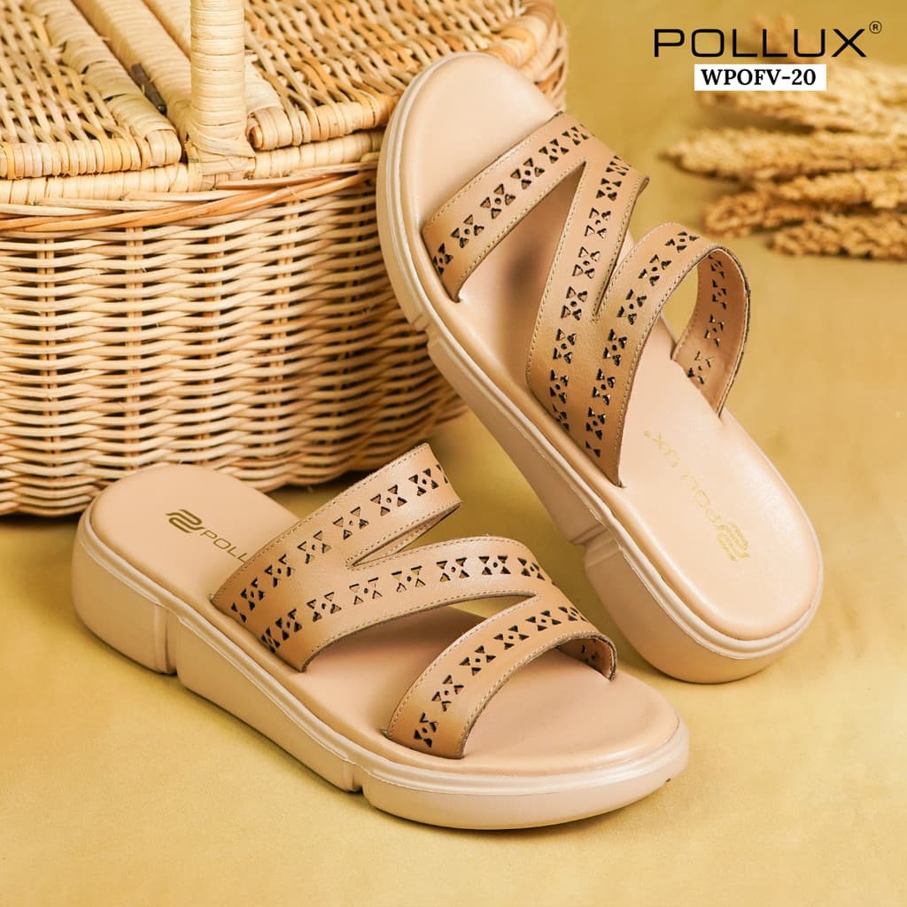 Thumbnail gambar ke-2 produk Pollux E-Wear WPOFV 20 - Sandal Wanita Bahan Kulit Asli