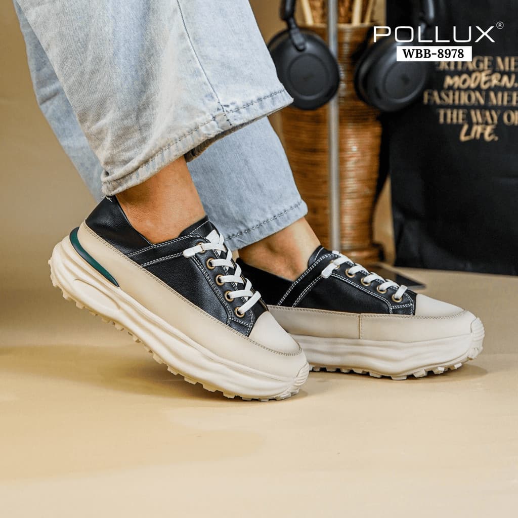 Thumbnail gambar ke-4 produk Pollux Jinju WBB 8978 - Sneakers Wanita Kekinian | Sepatu Casual Wanita | Sepatu Putih