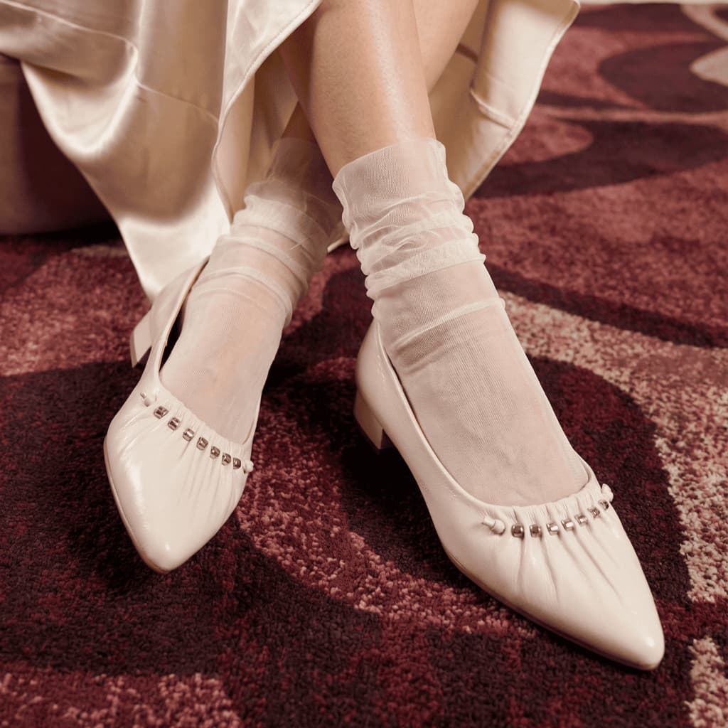 Gambar ke-10 produk Pollux Monday WBB 75035 - Sepatu Wanita Elegant Pointed Heels Simpel, Chic, dan Nyaman Dipakai Seharian