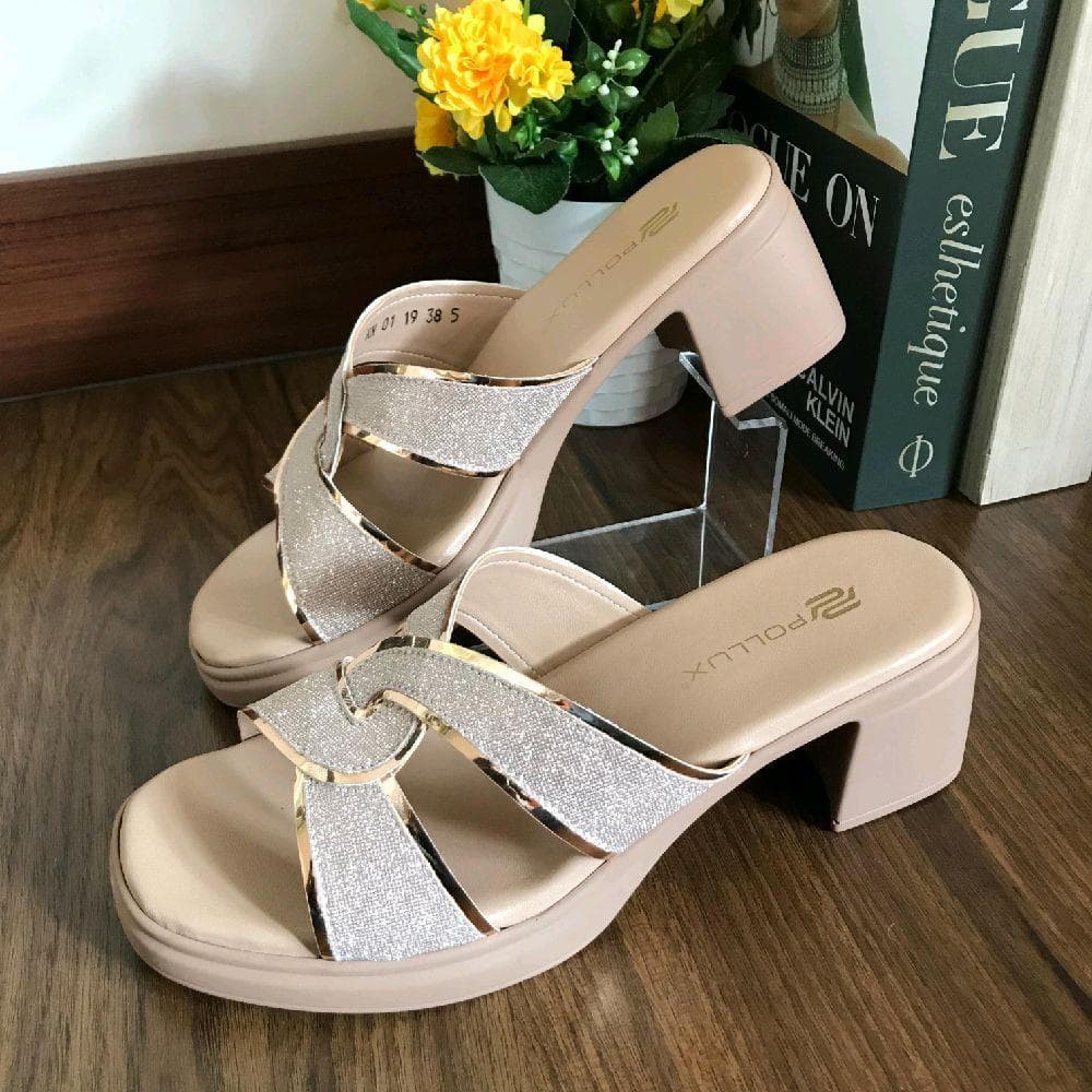 Gambar ke-10 produk Pollux Clasic WPOKN 01 - Heels Wanita Kekinian Tinggi 5cm