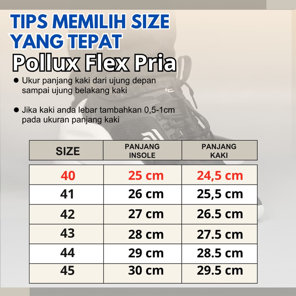 Thumbnail gambar ke-4 produk Pollux Flex WPOLN 02 - Sneakers Slip Ins Arch Fit Glide Step Vegan Nyaman & Stylish