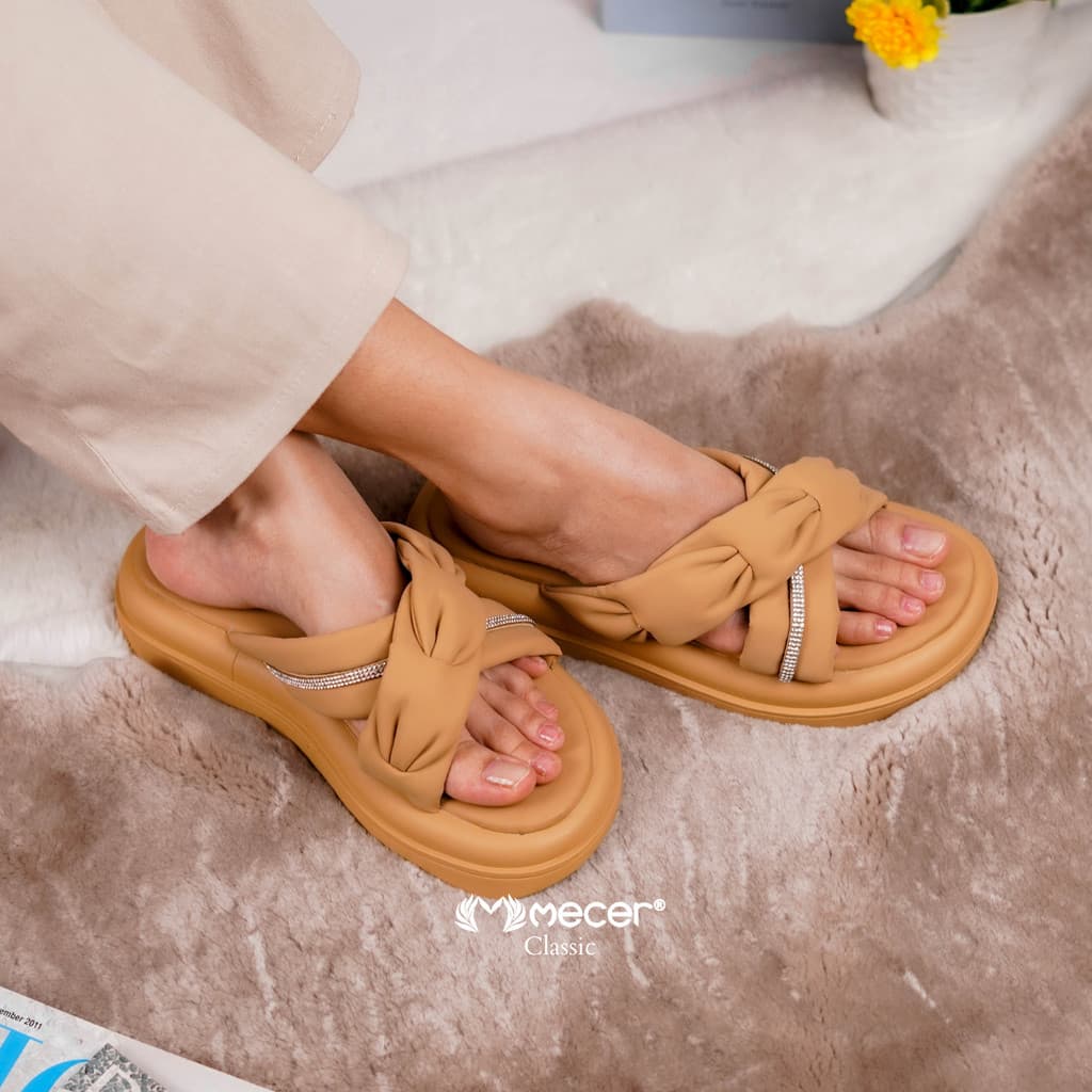Gambar ke-4 produk Mecer Daily WLY B03 - Sandal Slide Wanita Slip On anti Slip