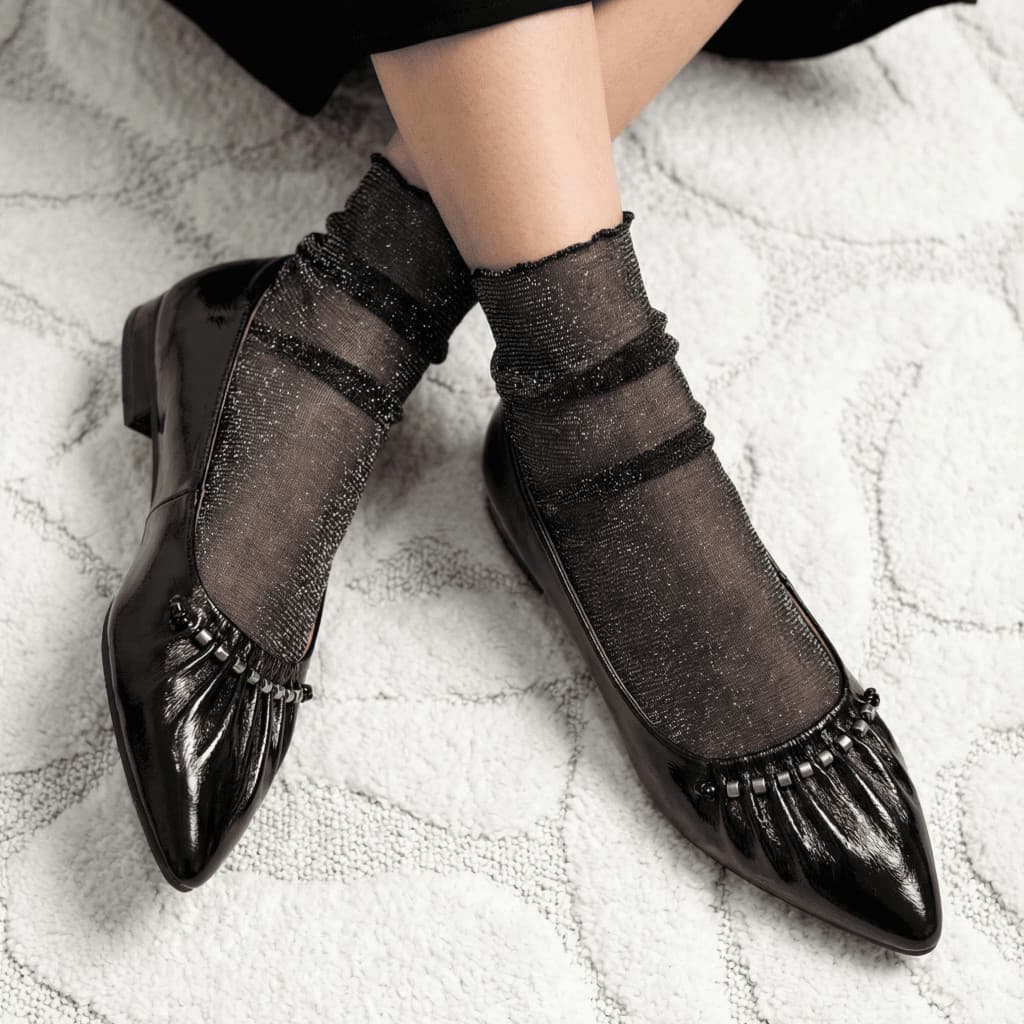 Gambar ke-10 produk Pollux Monday WBB 75035 - Sepatu Wanita Elegant Pointed Heels Simpel, Chic, dan Nyaman Dipakai Seharian