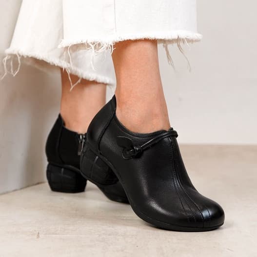 Thumbnail gambar ke-7 produk Pollux Boots WBB 9801 - Sepatu Semi Boots Wanita Elegan Bahan Kulit Asli | Boot WBB 25991