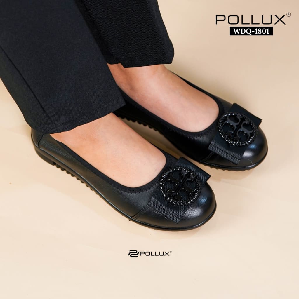 Thumbnail gambar ke-5 produk Pollux Monday WDQ 2108 Flat shoes Wanita Bahan Kulit Asli Anti Slip  | Sepatu formal Wanita WDQ 1801