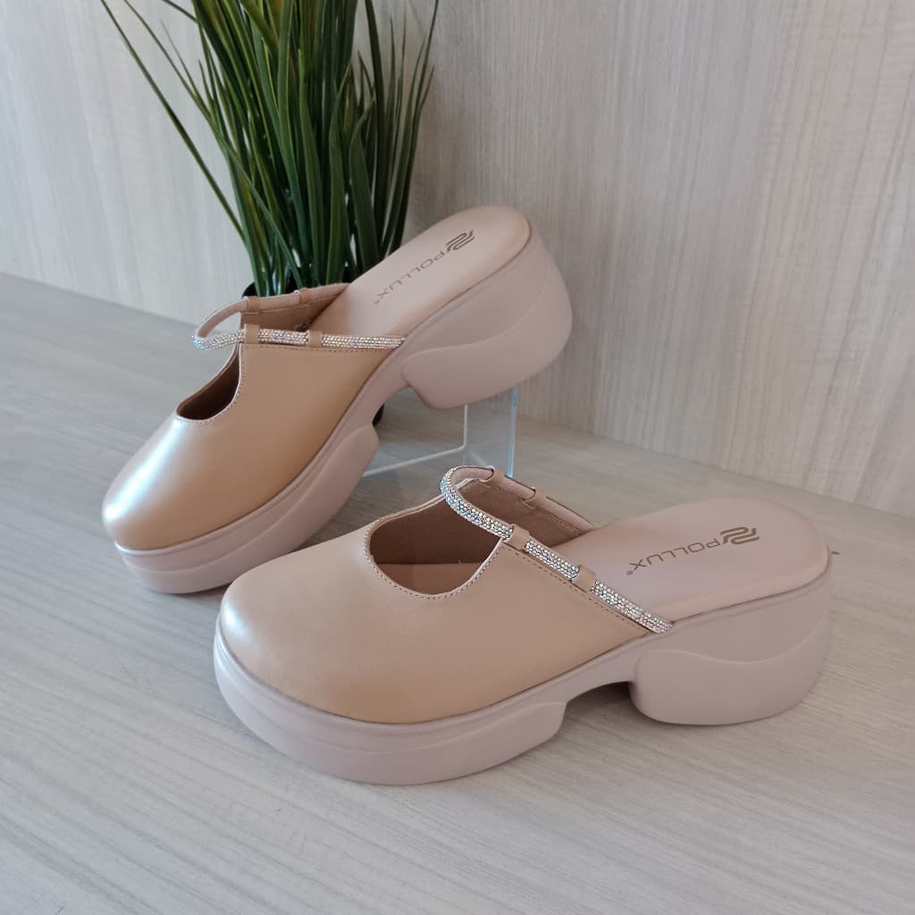 Gambar ke-9 produk Pollux Bold WPOCU 21 Sepatu Sandal Wedges Bahan Kulit Asli | Sandal Heels WPOCS 04