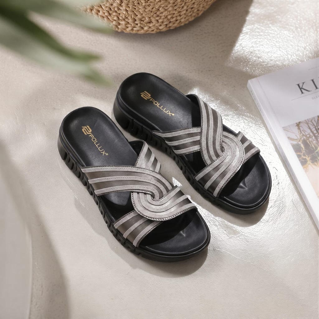 Thumbnail gambar ke-6 produk Pollux E-Wear WPODT 09 - Sandal Flat Wanita Kekinian Elegan Size 36 - 41