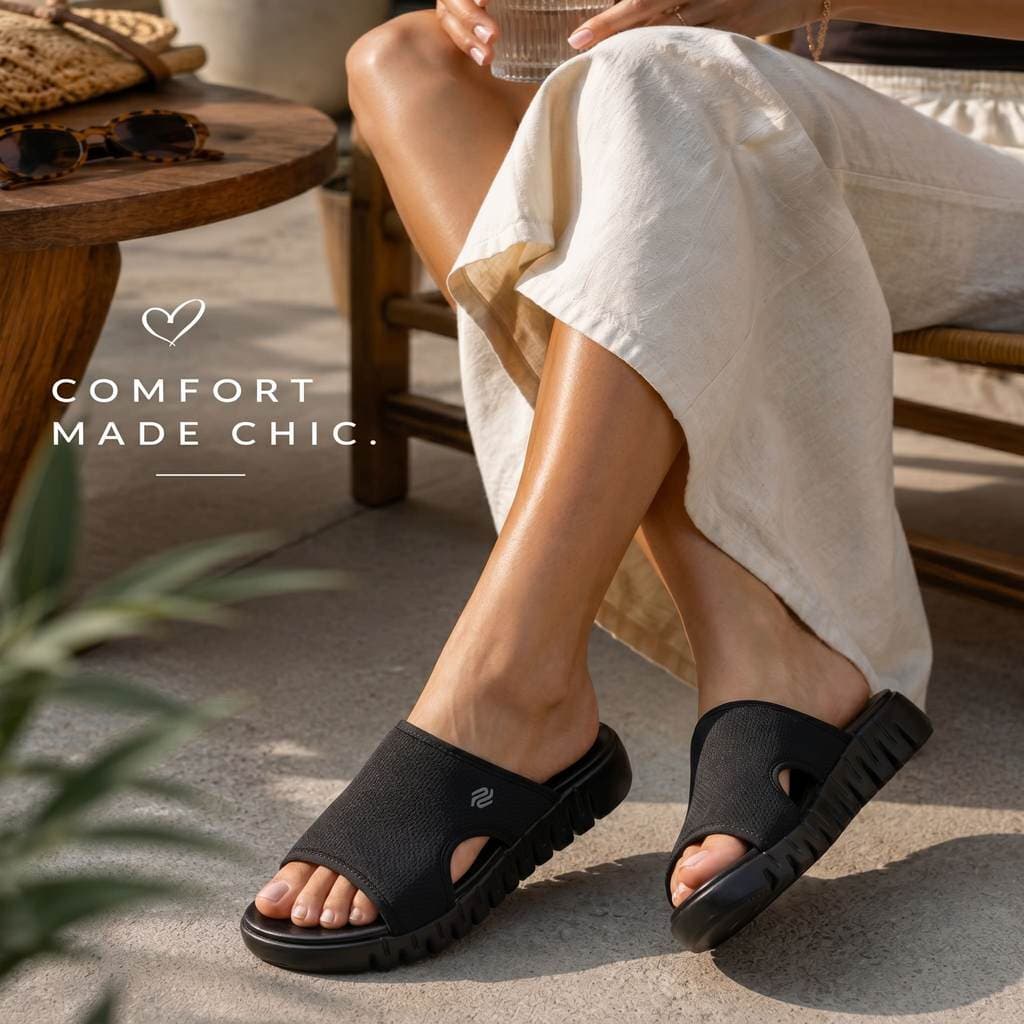 Gambar ke-1 produk Pollux E-Wear WPODT 05 - Sandal Wanita Kekinian Tinggi 3cm