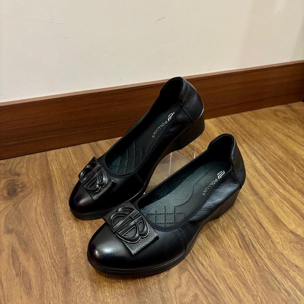 Gambar ke-7 produk Pollux Monday WDQ 2190 - Sepatu Kerja Wanita Bahan Kulit Asli Tinggi 5cm
