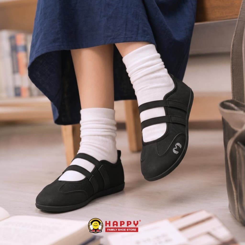 Gambar ke-1 produk Mecer Kids STL 26011  - Sepatu sekolah Anak SD Kekinian Size 32-37 Nyaman Anti Slip