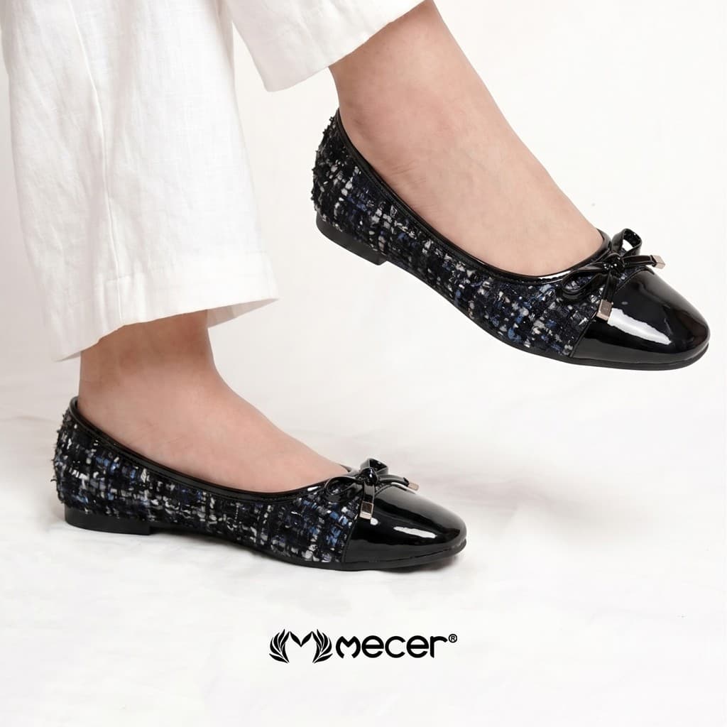 Gambar ke-1 produk Mecer Core WYH 65270 Flatshoes Wanita Stylish Slip On Anti Slip