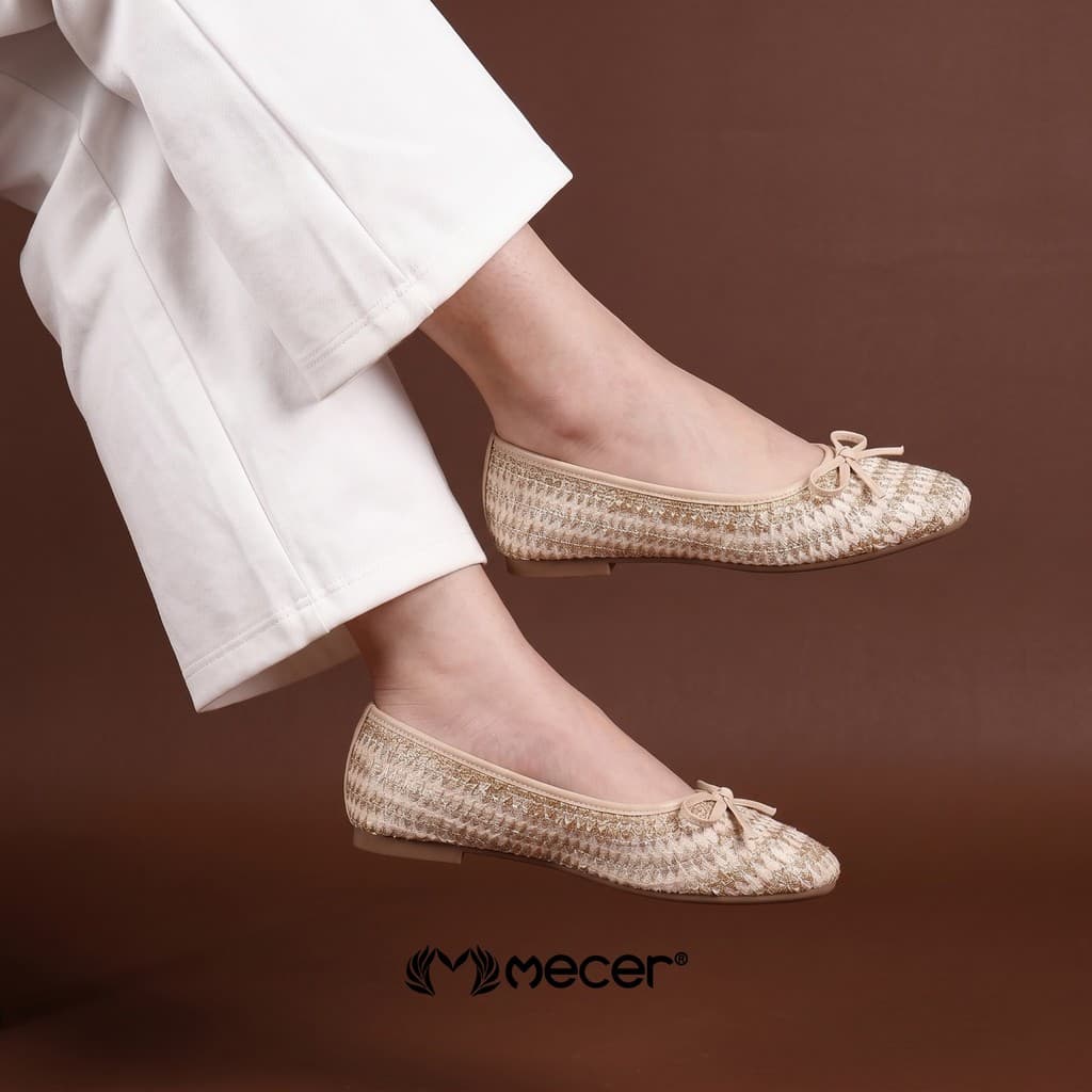 Thumbnail gambar ke-5 produk Mecer Core WAB 88F1 - Flat Shoes Wanita Elegan Rajut Premium | Sepatu Kerja Casual Daily Fashion