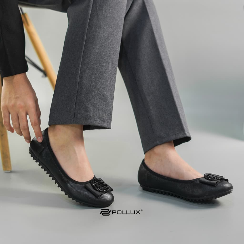 Gambar ke-1 produk Pollux Monday WPOFX 02 Sepatu Flat Shoes Wanita | Sepatu Kerja Wanita | Sepatu Kuliah Pantofel