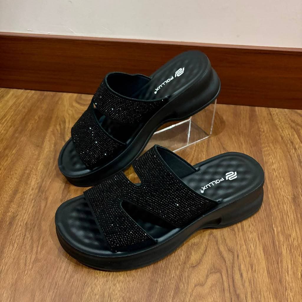 Thumbnail gambar ke-8 produk Pollux E-Wear WDQ 3702 - Sandal Wanita Platform stylish Tinggi 3cm