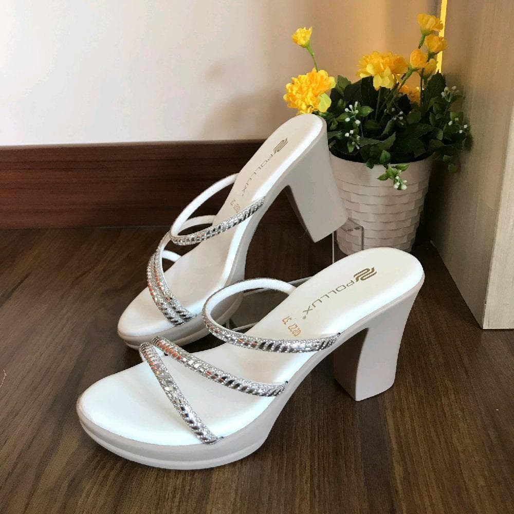 Thumbnail gambar ke-7 produk Pollux Classic WPOGP 27 - High Heels Wanita Elegan dengan strap sparkling Tinggi 9cm