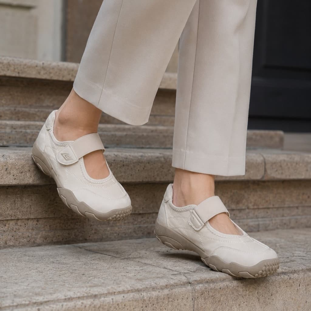 Gambar ke-6 produk Xolus FUFA 7 - Sepatu Wanita Mary Jane Sport Casual Breathable